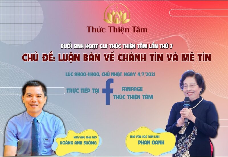 BUỔI SINH HOẠT CLB LẦN THỨ 7 – “LUẬN ĐÀM VỀ CHÁNH TÍN & MÊ TÍN” KÌ 1